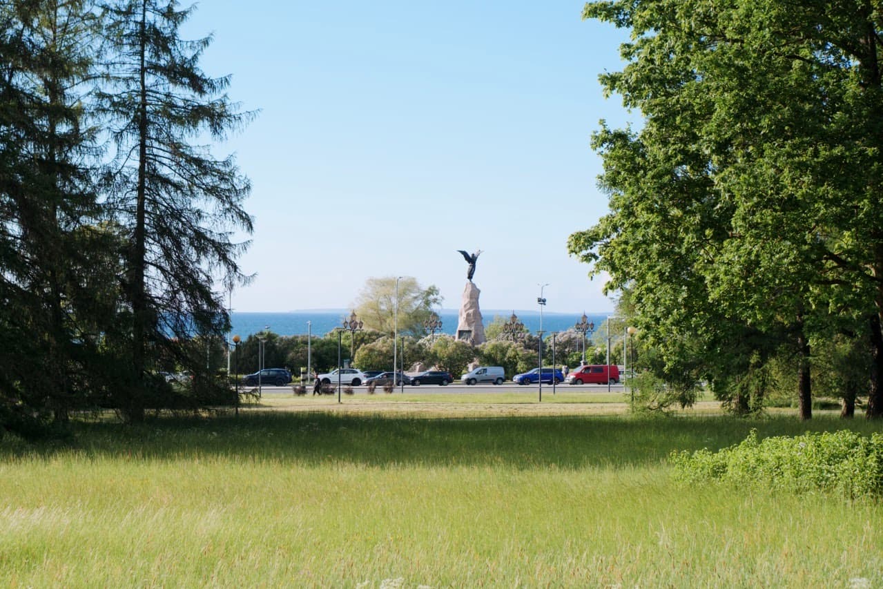 Russalka mälestussammas (Russalka memorial) is a monument to mark the ninth anniversary of the sinking of the Russian warship Rusalka, which sank en route to Finland in 1893. It was sculpted by Amandus Adamson, an Estonian sculptor.