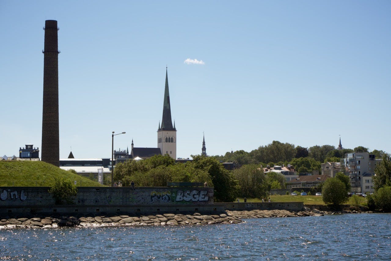 St. Olaf's church from the seaside angle.